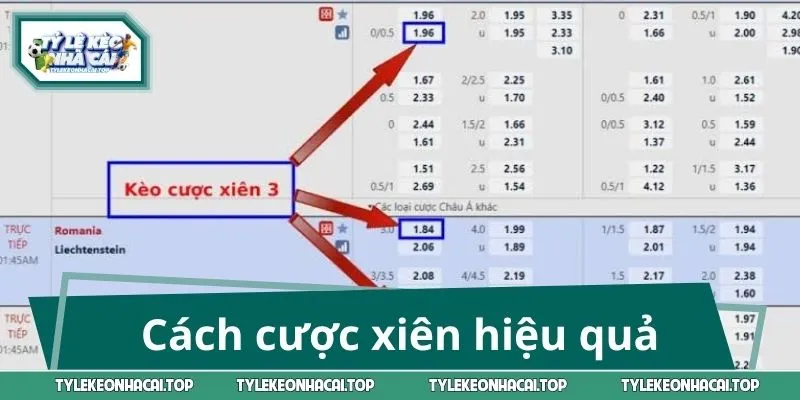 Cao thủ lâu năm gợi ý cách cược xiên hiệu quả